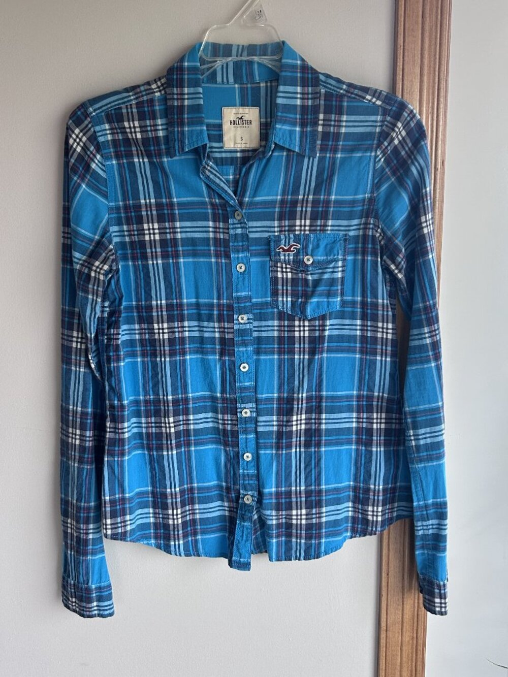 Hollister plaid shirt